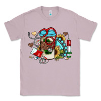 Lilac Christmas sunflower gemstone nurse Classic Tee - JahusDesignShop