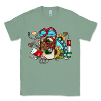 Sage Christmas sunflower gemstone nurse Classic Tee - JahusDesignShop