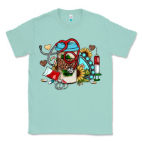 Seafoam Christmas sunflower gemstone nurse Classic Tee - JahusDesignShop