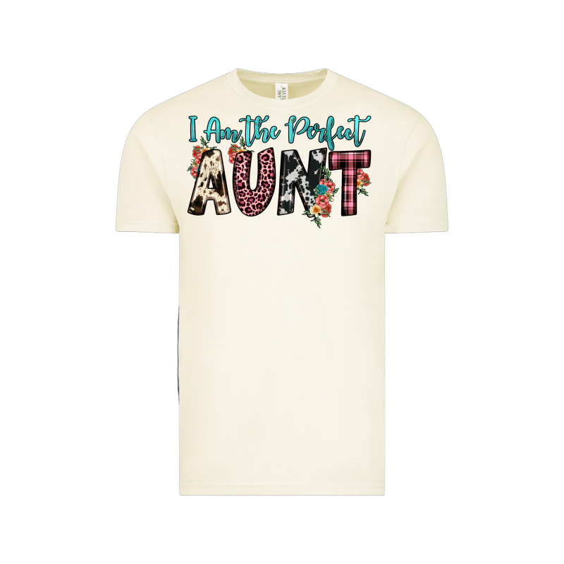 I Am Perfect Aunt Vintage Tee by JahusDesignShop | Teevron