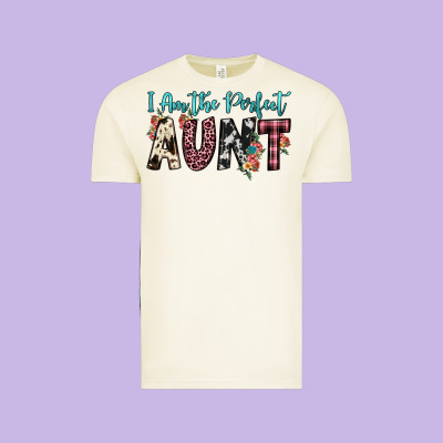 I Am Perfect Aunt Vintage Tee Designed By Jahusdesignshop
