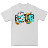 Dove Grey love nurse western Premium Tee - BundleAndBundleShop