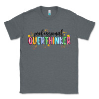 Charcoal Heather professional overthinker Classic Tee - MaliasSmallBusiness