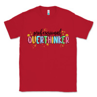 Red professional overthinker Classic Tee - MaliasSmallBusiness