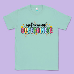 Professional Overthinker Classic Tee Designed By Maliassmallbusiness