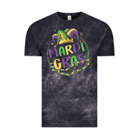 Cloud Black mardi gras Vintage Tee - MaliasSmallBusiness
