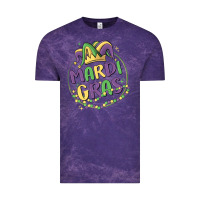 Cloud Purple mardi gras Vintage Tee - MaliasSmallBusiness