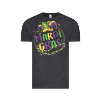 Vintage Black mardi gras Vintage Tee - MaliasSmallBusiness