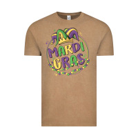 Vintage Coffee mardi gras Vintage Tee - MaliasSmallBusiness