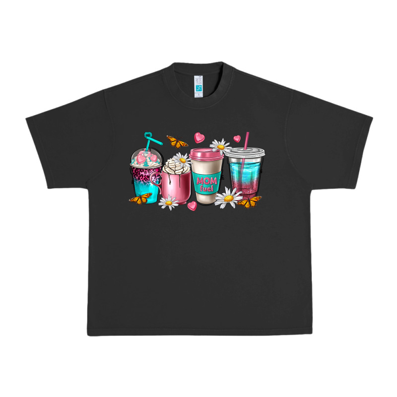 Mom Fuel Coffee Cups Urban Heavy Tee by NancyCooperArtShop | Teevron