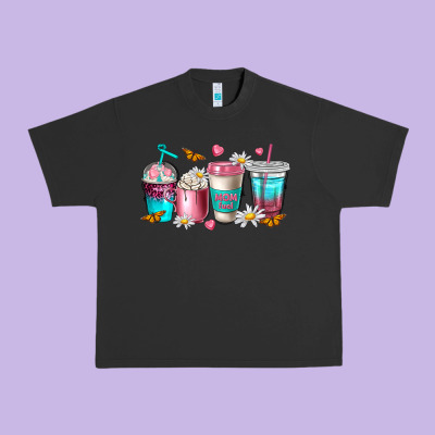 Mom Fuel Coffee Cups Urban Heavy Tee Designed By Nancycooperartshop