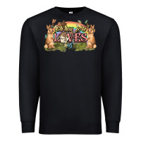 Black Oh how he loves us cross Easter Day Premium Sweatshirt - HowdyJamesFarm