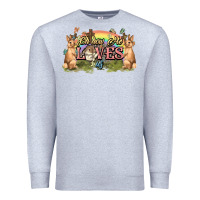 Heather Grey Oh how he loves us cross Easter Day Premium Sweatshirt - HowdyJamesFarm