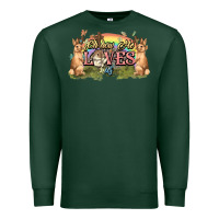 Sports Green Oh how he loves us cross Easter Day Premium Sweatshirt - HowdyJamesFarm