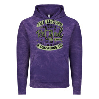 Cloud Purple the legend has officially retired Vintage Hoodie - MaliasSmallBusiness