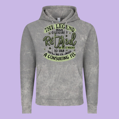 The Legend Has Officially Retired Vintage Hoodie Designed By Maliassmallbusiness