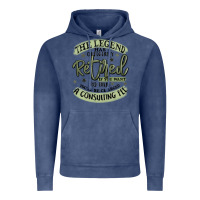 Vintage Denim the legend has officially retired Vintage Hoodie - MaliasSmallBusiness