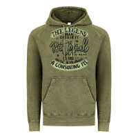 Vintage Olive the legend has officially retired Vintage Hoodie - MaliasSmallBusiness