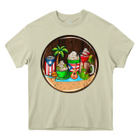 Mossy puerto rico coasters Heavy Core Tee - AdoDesignShop