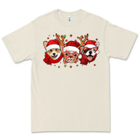 Bone christmas dogs corgi chihuahua frenchie Premium Tee - Jasminsmagicworld