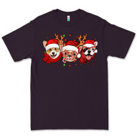 Plum christmas dogs corgi chihuahua frenchie Premium Tee - Jasminsmagicworld