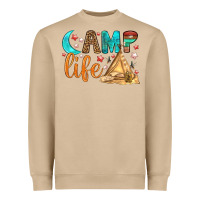 Mushroom Camp Life Heavyweight Sweatshirt - BundleAndBundleShop