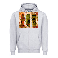 Pumpkins Leaves Flannels Hayrides Football Zipper Hoodie | Teevron
