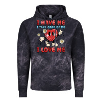 Cloud Black i have me i take care of me i love me Vintage Hoodie - MaliasSmallBusiness