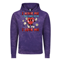 Cloud Purple i have me i take care of me i love me Vintage Hoodie - MaliasSmallBusiness