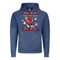 Vintage Denim i have me i take care of me i love me Vintage Hoodie - MaliasSmallBusiness