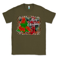 Army Green merry Christmas trees Classic Tee - CowhideDigitalArt
