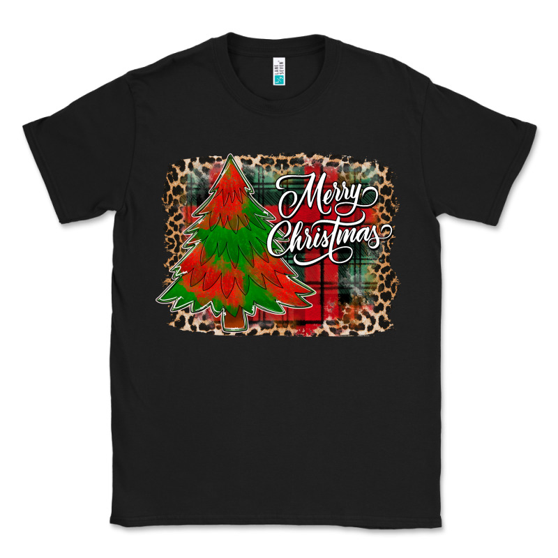 Merry Christmas Trees Classic Tee by CowhideDigitalArt | Teevron