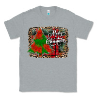 Heather Grey merry Christmas trees Classic Tee - CowhideDigitalArt