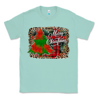 Seafoam merry Christmas trees Classic Tee - CowhideDigitalArt