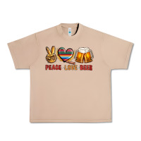 Burro peace love beer Urban Heavy Tee - NancyCooperArtShop