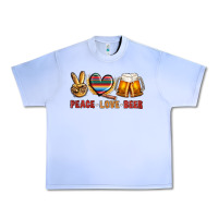 Grape Ice peace love beer Urban Heavy Tee - NancyCooperArtShop