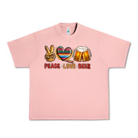 Salmon peace love beer Urban Heavy Tee - NancyCooperArtShop