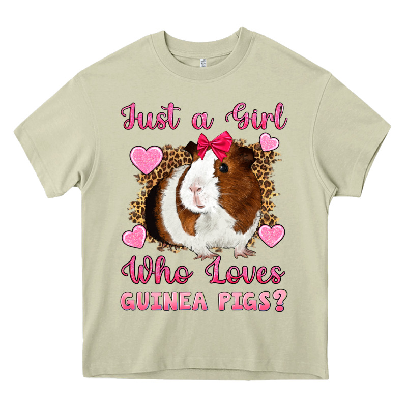 Just A Girl Love Who Loves Guinea Pigs Heavy Core Tee by Artiststas | Teevron