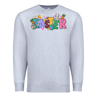 Heather Grey Western Easter day Premium Sweatshirt - HowdyJamesFarm