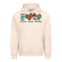 Sandshell peace love teach Urban Hoodie - BundleAndBundleShop