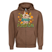 Chestnut Whatever Spices Your Pumpkin Zipper Hoodie - texasbilliewilder