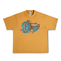 Peanut Butter gemstone wood leopard patch Urban Heavy Tee - AdoDesignShop