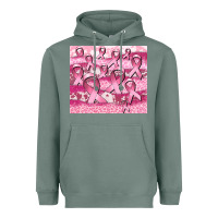 Sage ribbon  breast cancer Heavyweight Hoodie - CowGirlArtShop