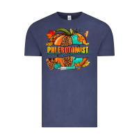 Vintage Denim Phlebotomist pumpkin Vintage Tee - NancyCooperArtShop