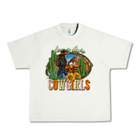 Pistachio long live cowgirls Urban Heavy Tee - NancyCooperArtShop