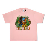 Salmon long live cowgirls Urban Heavy Tee - NancyCooperArtShop