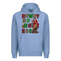 Colony Blue howdy ho ho hos christmas Premium Hoodie - CowGirlArtShop