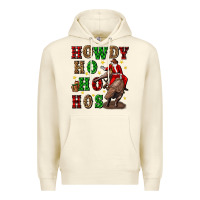 Sandshell howdy ho ho hos christmas Premium Hoodie - CowGirlArtShop