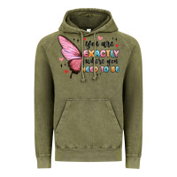 Vintage Olive you sre exactly where you need to be Vintage Hoodie - MaliasSmallBusiness