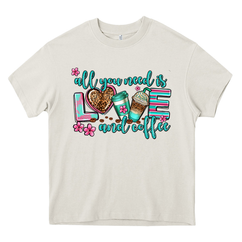 All You Need Is Love And Coffee Heavy Core Tee by AdoDesignShop | Teevron